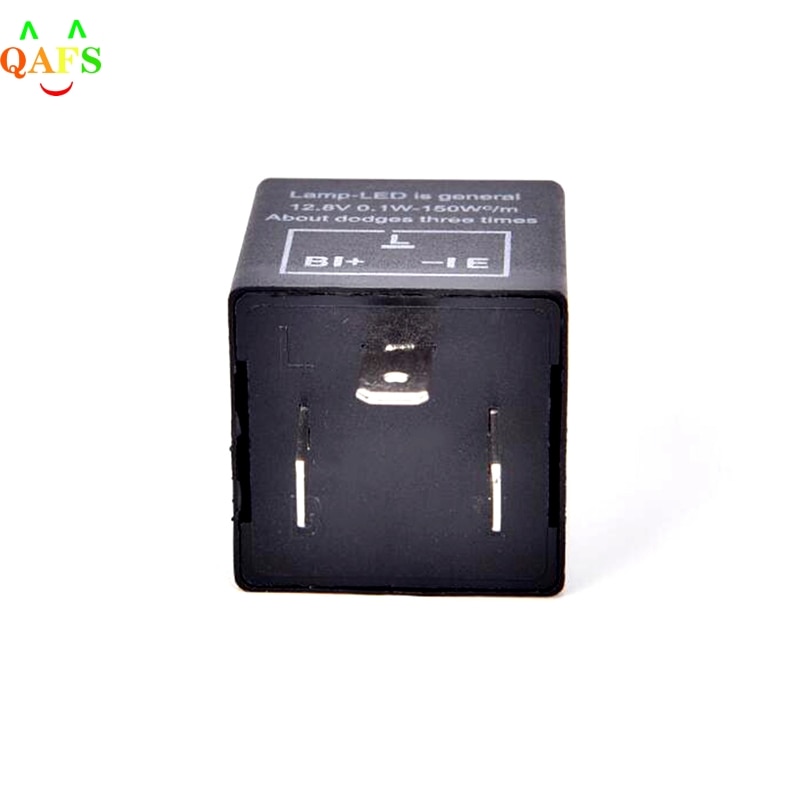 1 pc 12v 3- -pin led justerbar bilblitzrelæ til blinklys  cf13