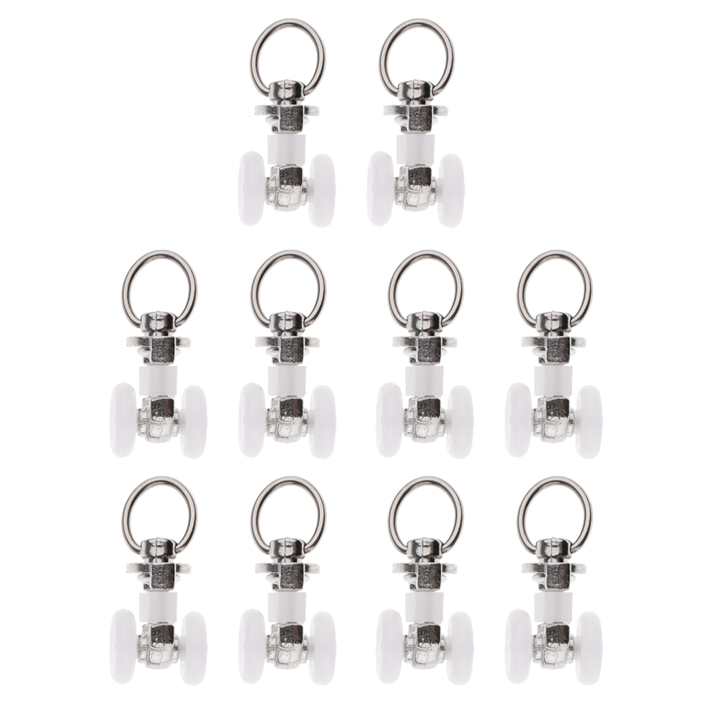 Lot de 18 tendeurs de corde en alliage d'aluminium pour tente, boucle