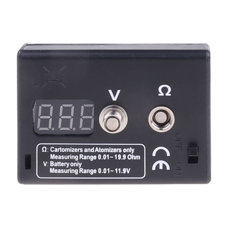 Digital LED Ohm Meter Resistance Reader Voltage Tester L4MB