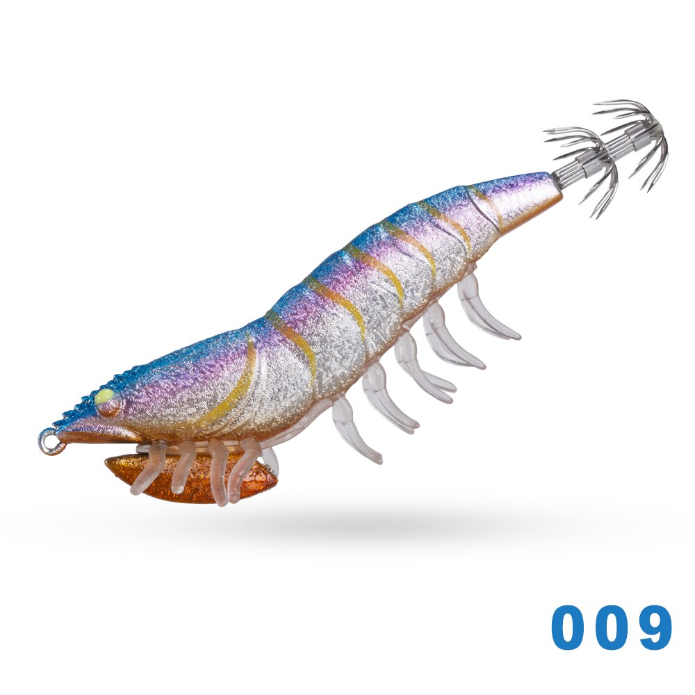 Hunthouse egi pesca señuelo calamar cebo yamashita calamar jigs pesca calamar señuelo potras pulpo pesca luminosa 115mm 20g: 009