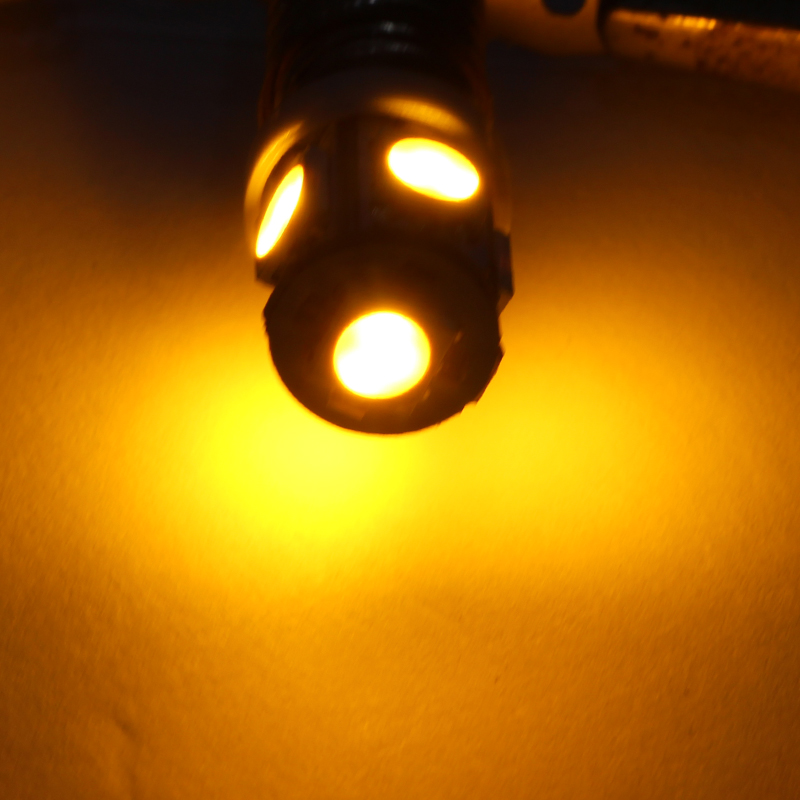 LED-Instrumenten lampe T10 W5W Canbus 6V 12V 24 V PKW LKW Fahrzeug Innen platte Licht Auto Fahrzeuge Bus Park lampe 12 24 Volt: Gelb / 7w