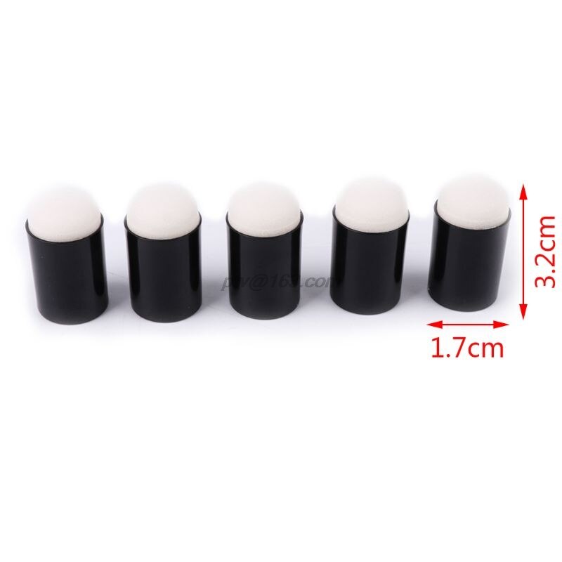 40pcs Finger Sponge Daubers Painting Ink Pad Stamping Brush Craft Case Art Tool with Box Scrapbooking DIY Crafts