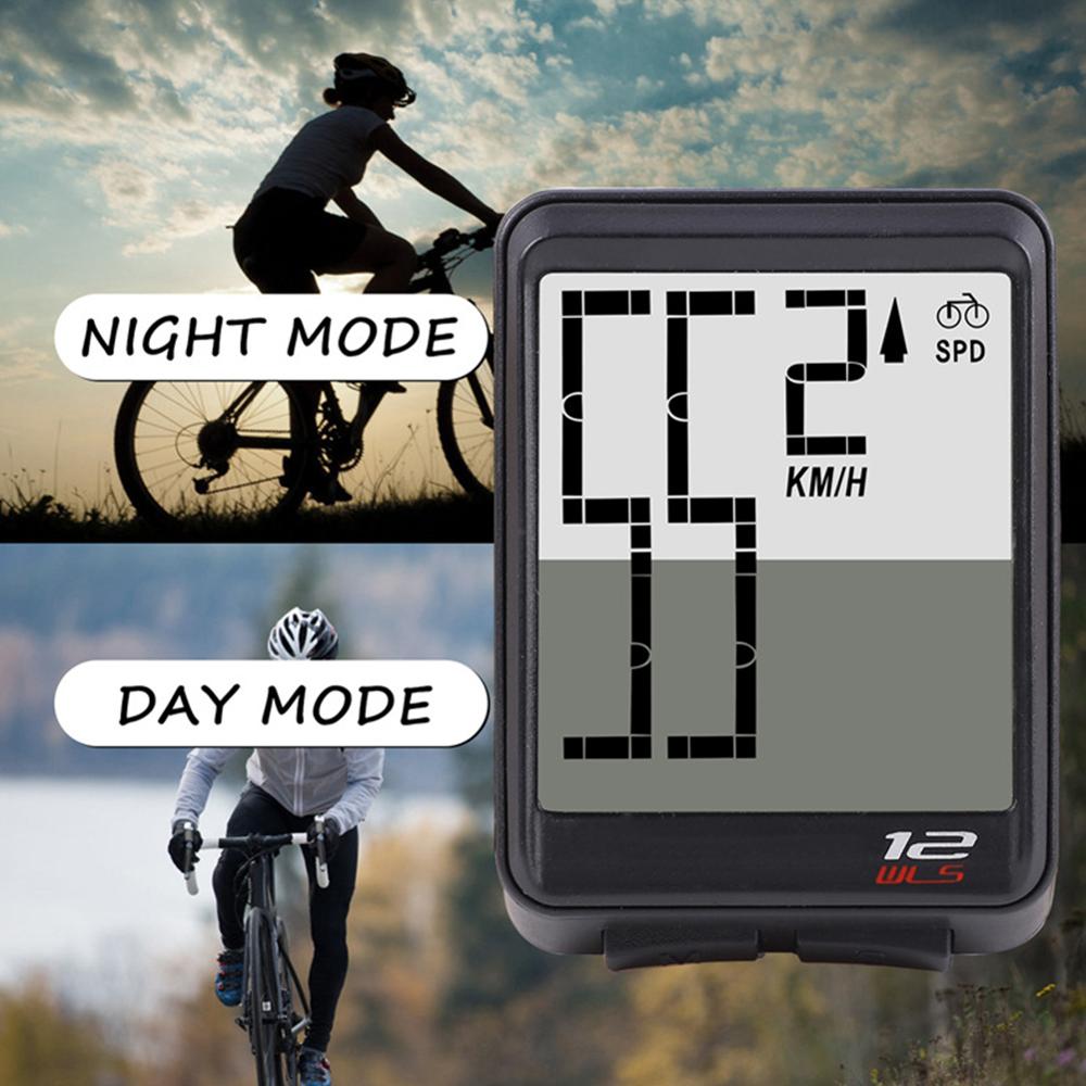 Mountain Bike Wireless Large Character Code Table MTB Waterproof Luminous Speedometer calorie counter Bicycle Accessories