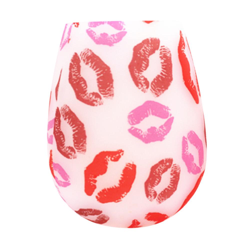 Silicone Wine Glass, Shatterproof Color Silicone Cup, Outdoor Camping, Indestructible Rubber Wine Glass: A