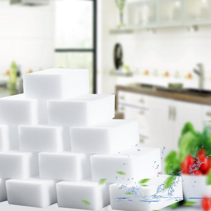 20Pcs Melamine Spons Magische Spons Gum Spons Kantoor Window Home Cleaning Sponzen Voor Schotel Keuken Badkamer