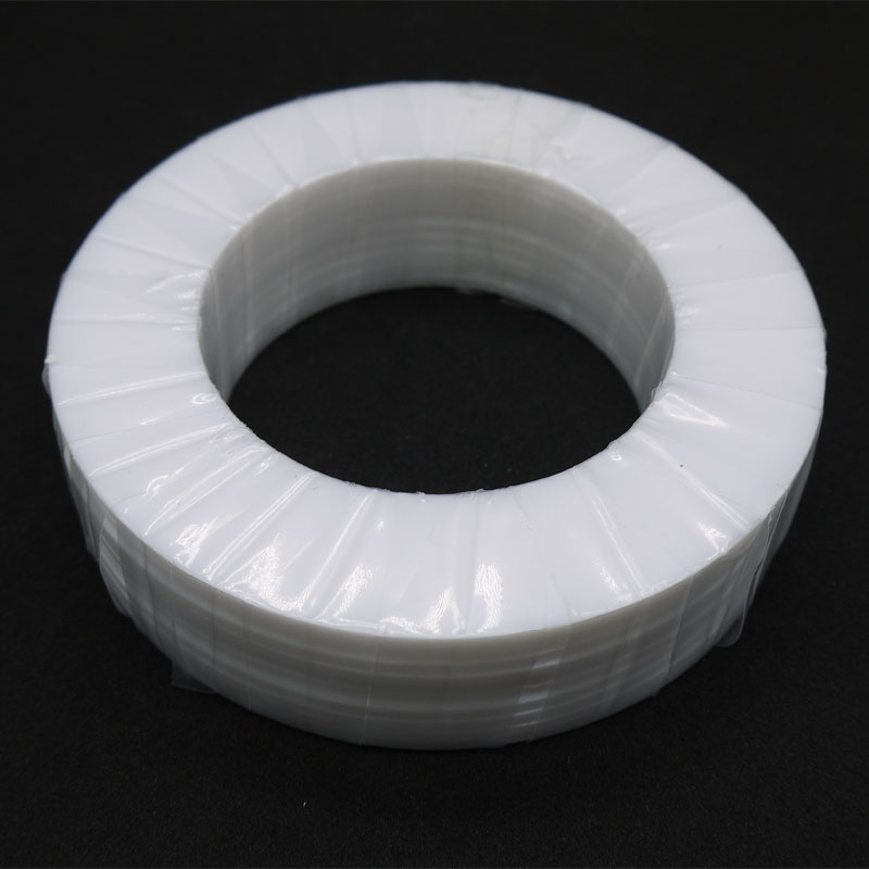 DN15 ~ DN 300 guarnizione flangia piatta PTFE spessore 3mm guarnizione o-ring distanziatore resistenza olio rondella forma rotonda bianco