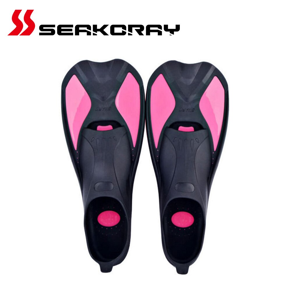 Zwemmen Vinnen Snorkel Voet Flippers Duiken Vinnen Volwassen Duiken Flippers Kinderen Duiken Vinnen Zwemmen Apparatuur: Red / XS
