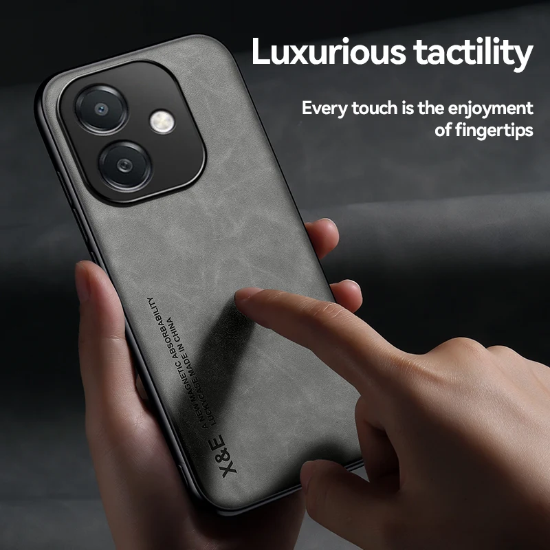 Coque pour OPPO A60 A40 A40M A3X 4G 5G, étui de protection avec support magnétique pour voiture