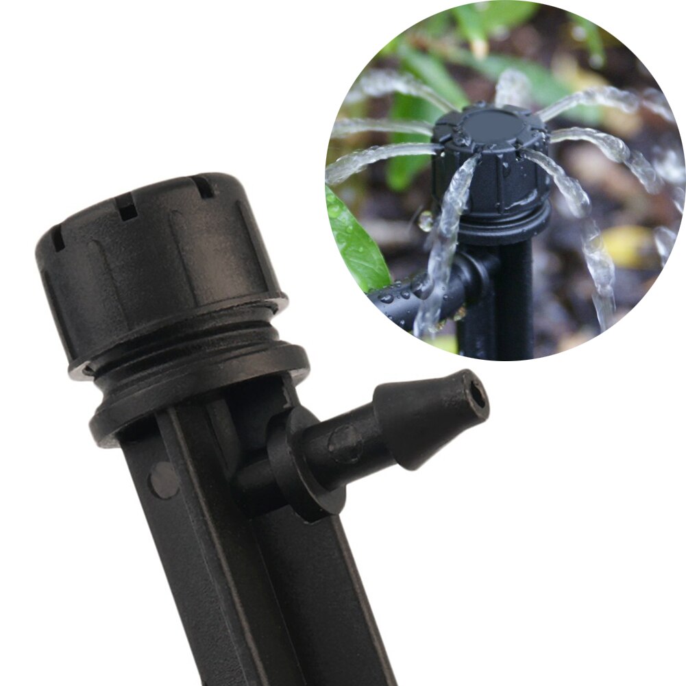 50pcs Flow Irrigation Drippers 360 Degree Emitter Drip System Emitter Micro FLow Dripper Drip Head Garden Lawn Irrigation