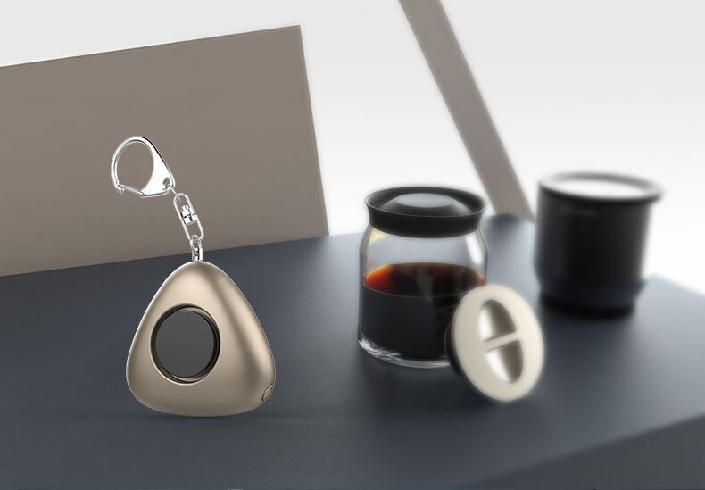 Mini defensewomen elderly personal security alarm alert defender emergency panic alarm with LED light