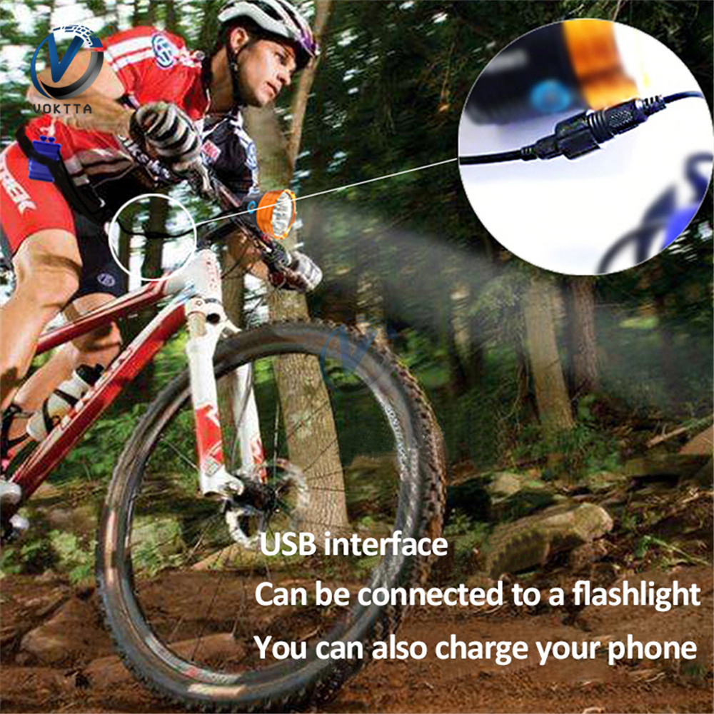 8.4V 6 Section 18650 Waterproof Safety Cycling Battery Pack with DC and USB Interface for 18650 Rechargeable lithium ion Battery