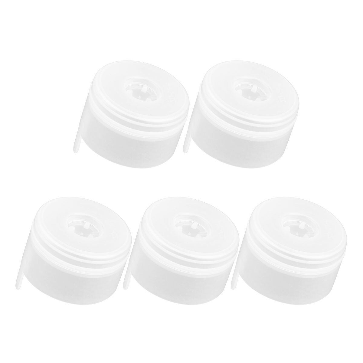 5 stk genanvendelige anti-splash drypfri vand flaskekapsler udskiftning 55mm 3 gallon vand jugs 5 gallon vand flaskekapslen: Klar