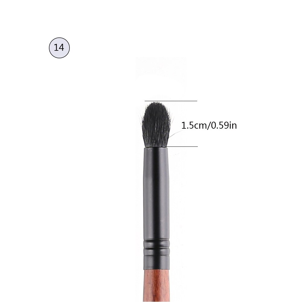 Ovw pro makeup børster øjenskygge gedehår krølle blandingsbørste makeup kosmetiksæt øjenmakeup børster pinceaux maquillage: Default Title
