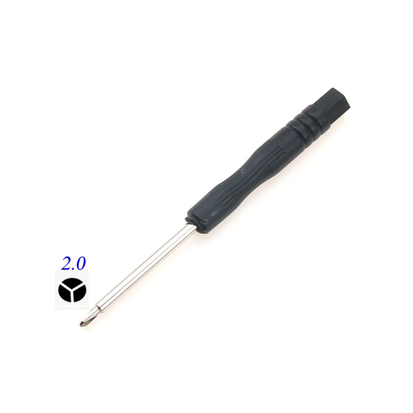 1 Pcs Mini Schroevendraaier 2.0 +,2.0-,1.5 +,2.0Y,T3,T4, t5, T6,0.8 Torx, Schroevendraaier Thuis Diy Hand Repair Tools: D 2.0