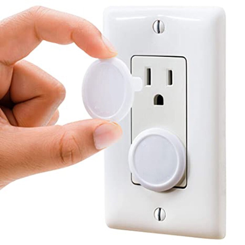 50pcs coperchi per prese protezioni per spine elettriche di sicurezza a prova di bambino prese elettriche saldamente coperchio di protezione cappucci di sicurezza