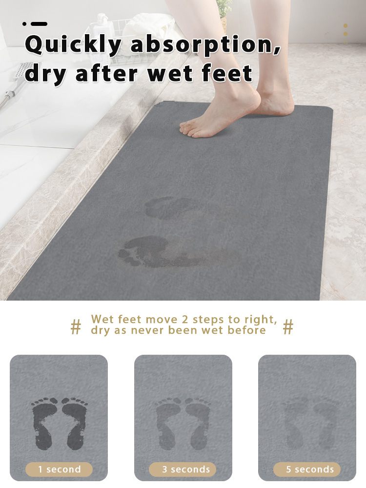 Hoogwaardige Badkamermatten Absorberend Sneldrogend Antislip Vloerkleed Badmat Tapijt Antislip Doucheruimte Vloerpad