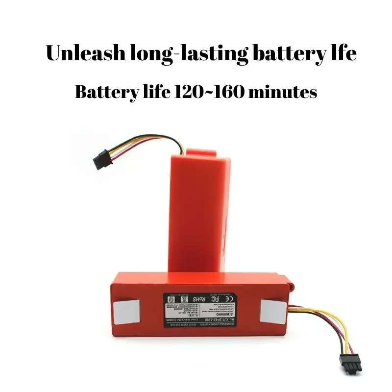 brr 2p4s 5200s 14.4V 12800mAh Akumulator zamienny do odkurzacza robota Xiaomi Roborock S55 S60 S65 S50 S51 S5 MAX S6 Parts