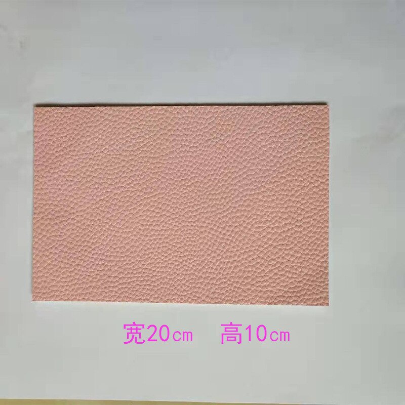 10X20Cm Zelfklevende Stick-On Geen Strijken Sofa Repareren Leer Pu Stof Stickers Patches Plakboek Stof badges: Roze