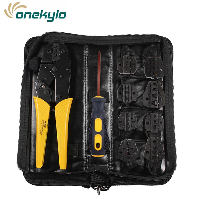 HS series hand crimping toolratchet crimping tool cable portable multi function folding pocket tool plier +jaw hs nippers