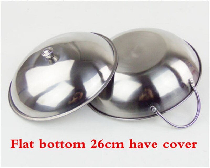 Round flat bottom Stainless steel small pot thick dry pot alcohol furnace buffet alcohol mini chafing dish stove soup pan: 14