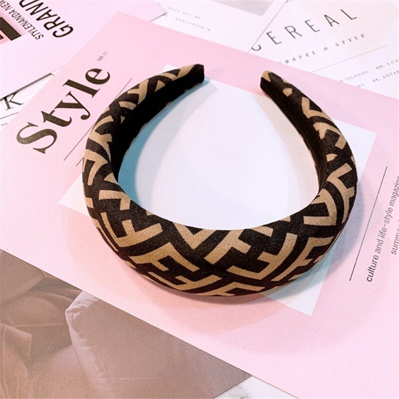 Neue Frauen Breite Schwamm Haarbänder Stirnbänder Haar Band Hoop Zubehör Headwear Nicht-slip haarnadel Zubehör: I