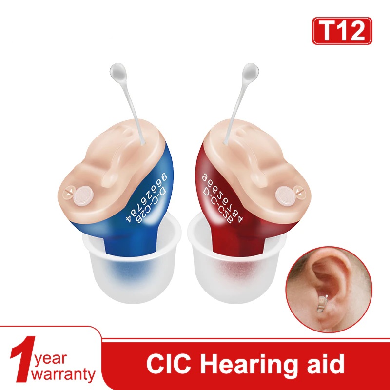 Hearing Aids for Deafness/Elderly Mini Invisible Hearing Aid Sound Amplifier Adjustable Micro Wireless CIC Ear Aids Audifonos