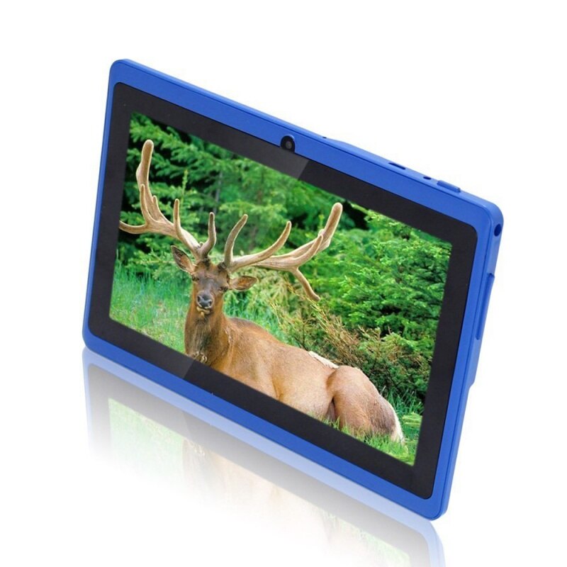 7 Inch Android Google Tablet Pc 4.2.2 8Gb 512Mb DDR3 Quad-Core Camera Capacitieve Touchscreen 1.5ghz Wifi Blauw