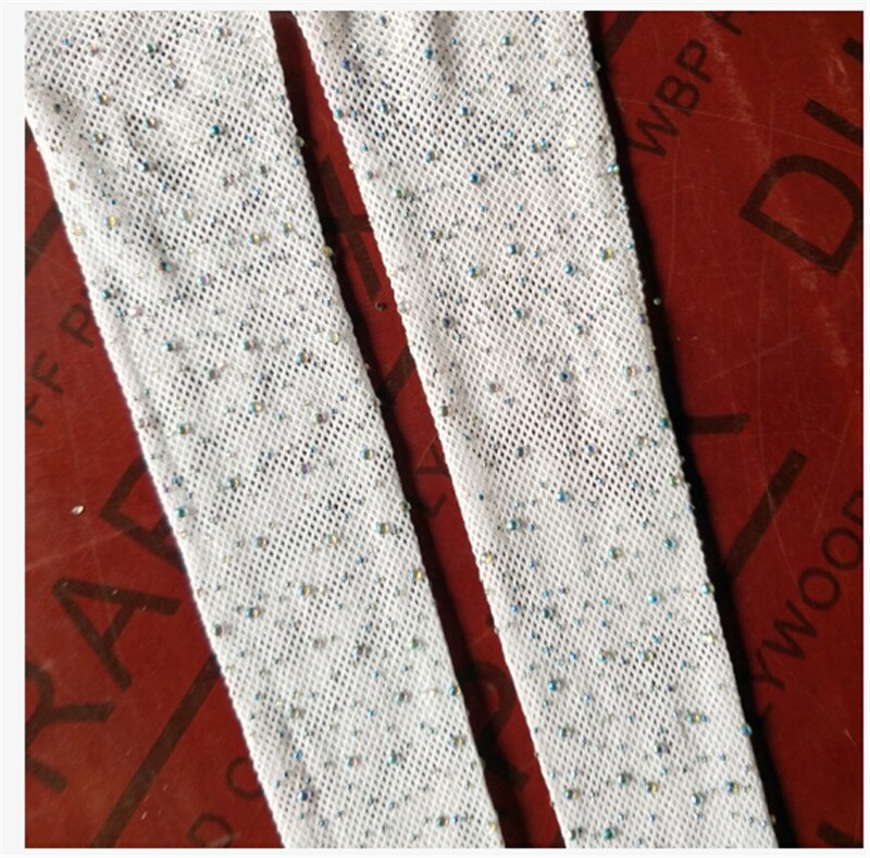 Kids Girls Sequin Mesh Fishnet Fish Net Pantyhose Tights Stockings Children High Stockings: White