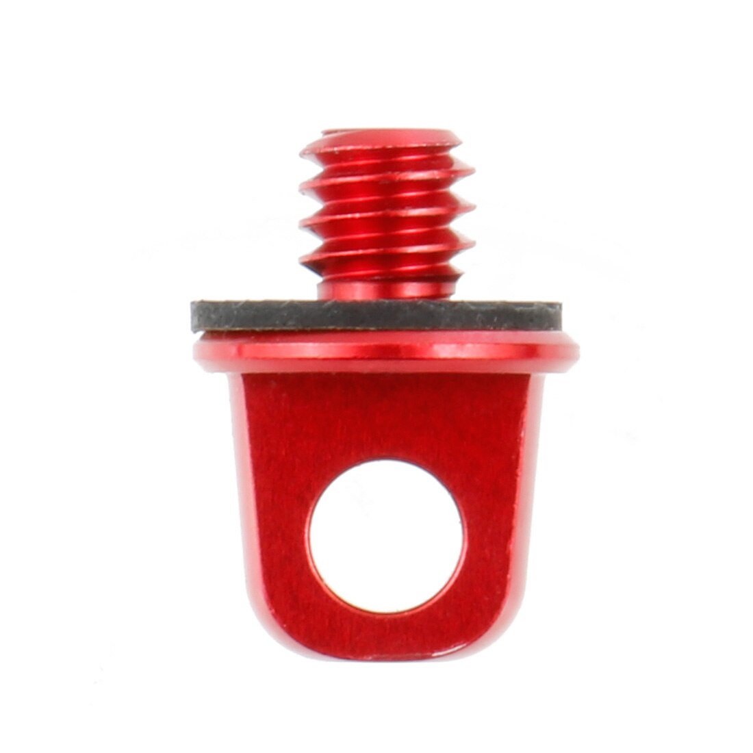 FEICHAO 1/4" Inch Camera Screw D Ring Handle Mount Adapter for Shoulder Sling Neck Strap DSLR Tripod Photo Studio Photography: Red Ver B