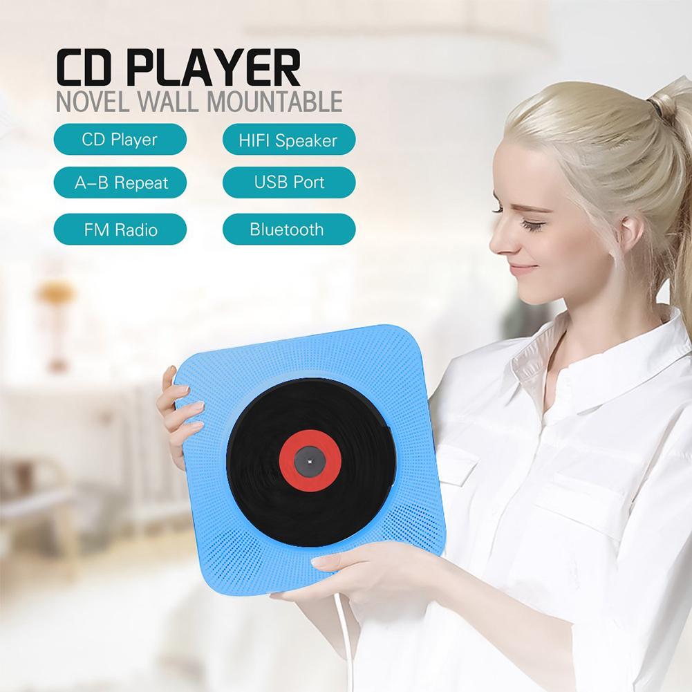 Kabel-Trekken Schakelaar Wandmontage Cd Speler Draagbare Bluetooth Muziek Speler Met Afstandsbediening Kabel-Trekken Schakelaar