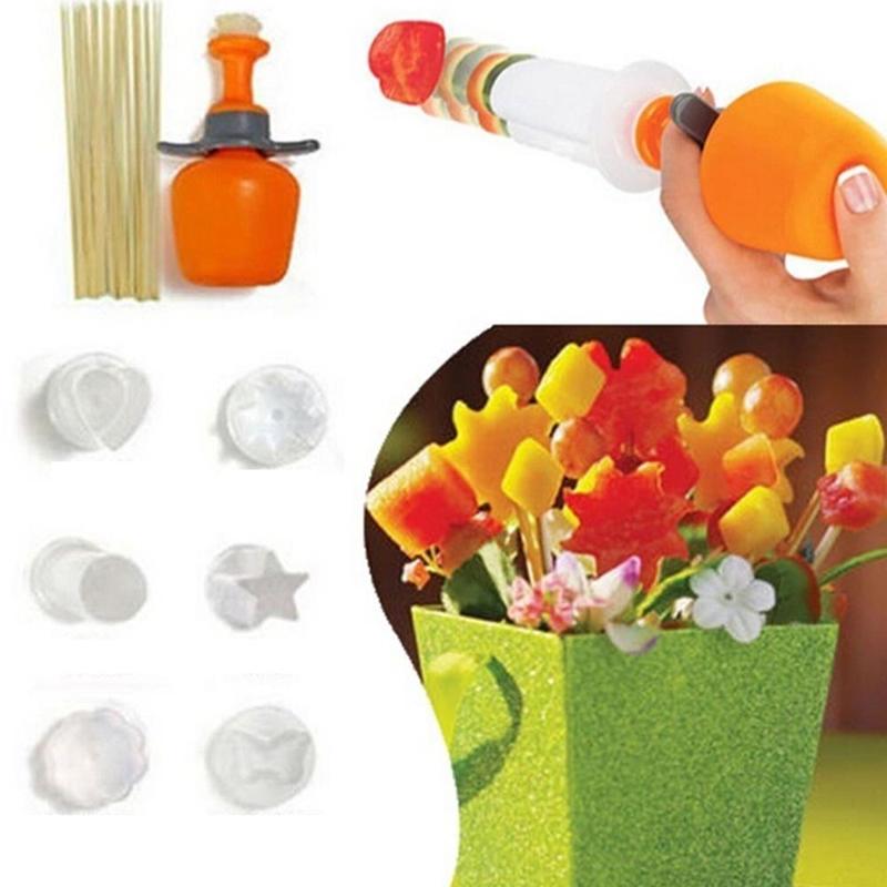 1 Set Fruit Salad Carving Vegetable Fruit Arrangements Smoothie Cake Tools Kitchen Dining Bar Cooking Accessories Supplies
