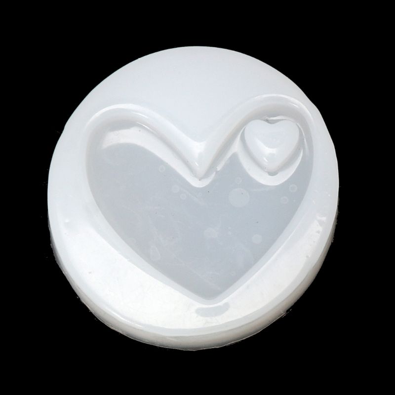 1PC cuore a forma di stella stampo per gioielli Silicone cristallo resina epossidica ciondolo in fusione stampi in cristallo accessori per strumenti per la creazione di gioielli: 2