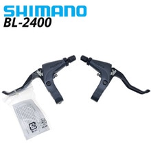 Shimano BL-2400 Fiets Remhendel Met Kabel Racefiets Fiets Bl 2400 Remhendel Set Zwart V-Brake Links en Rechts