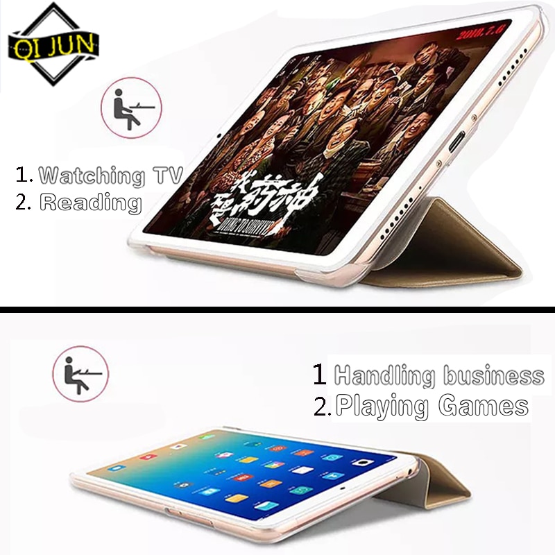 Coque pour samsung Galaxy Tab A A6, 10.1 pouces, pouces, 10.1 pouces, T585, couvercle rabattable pour tablette, support magnétique intelligent