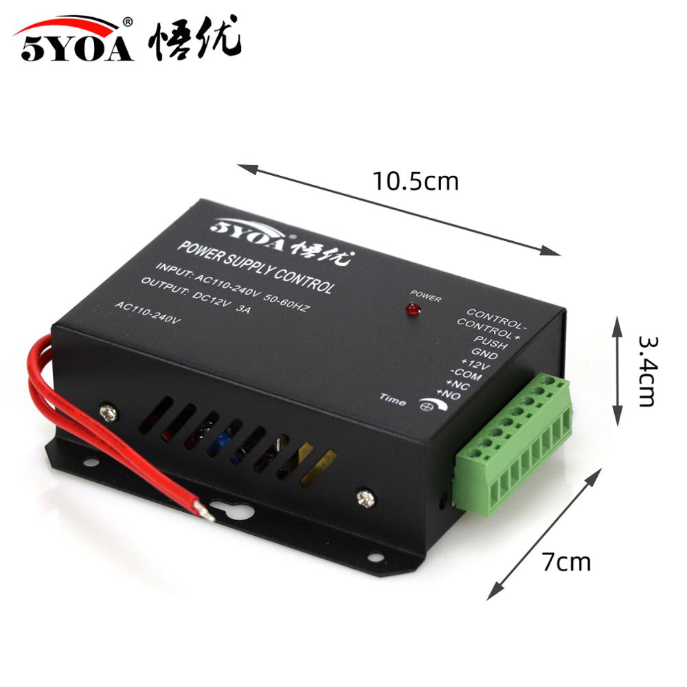 Deur Toegangscontrole Systeem Schakelaar Voeding 3A/Ac 110 ~ 240V Dc 12V Nieuw Voor Rfid vingerafdruk Toegangscontrole Apparaat Machine