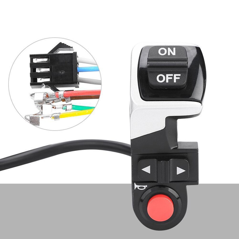 Blinklys baglygte kontakt led baglygte 3 in 1 kontrolkontakt elcykel scooter afbryder tilbehør