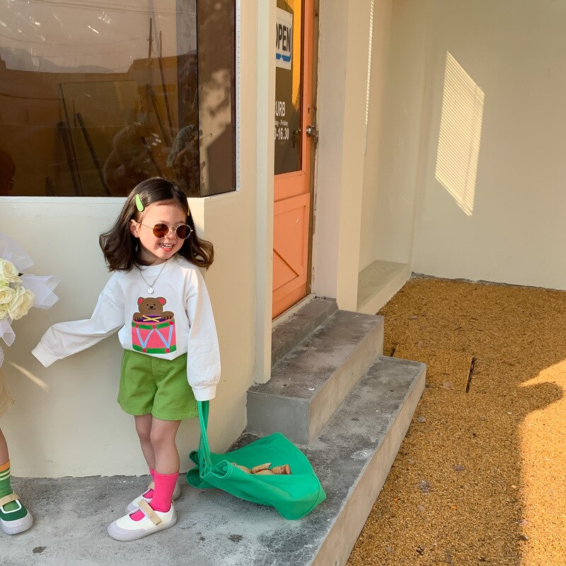 Felpe con cappuccio MILANCEL 2022 Spring Kids felpe con cappuccio per bambini O Neck