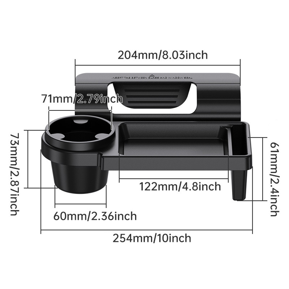Multi Functional Car Organizer Box with Cup Drink Holder Hanging Storage Rack Side Door Window Storage Pocket Car Interior Parts