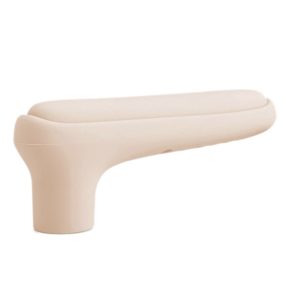 Door Handle Cover Silicone Anti Collision Static Door Handle Protector Covers for Baby Child Home Safety Sleeve Room Doorknob: Beige
