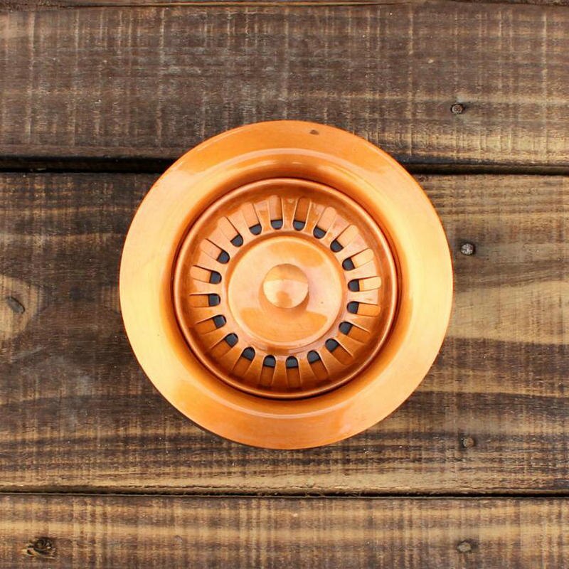 Artistic Copper Kitchen Sink Drainer