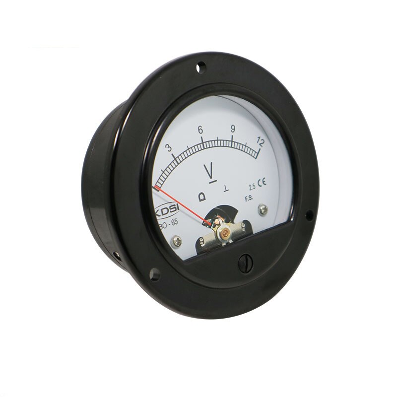 Pointer type round voltmeterHead BO65 DC12V elect... Grandado