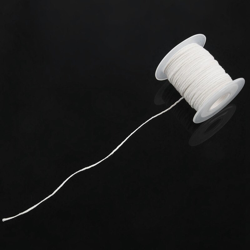 Candle wick, flat wick, round wick, lamp wick, coil - 61 M, for the production of candles