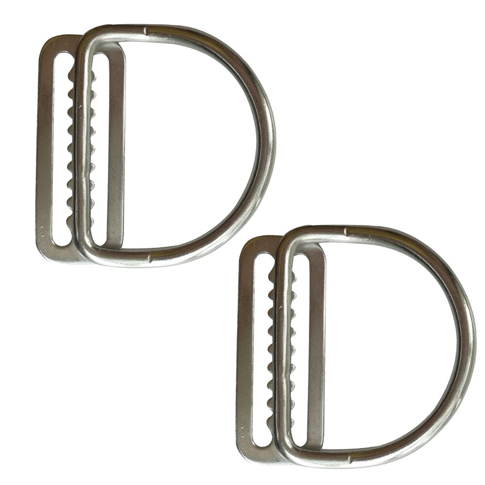 2pc 45 grad 316 edelstahl-tauchgewichtsgurthalter mit d-ring für 5cm gurtzeug-bcd-gewichtsgurt-stage-flaschen