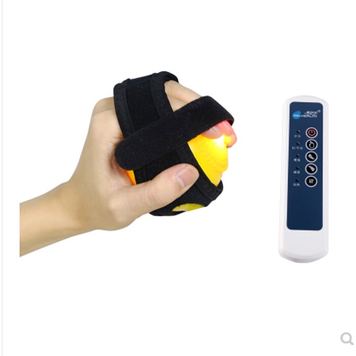 Rechargeable Infrared Heat Compress Hand Massager Ball Massage Fingers Physiotherapy Rehabilitation Spasm Dystonia Stroke: B