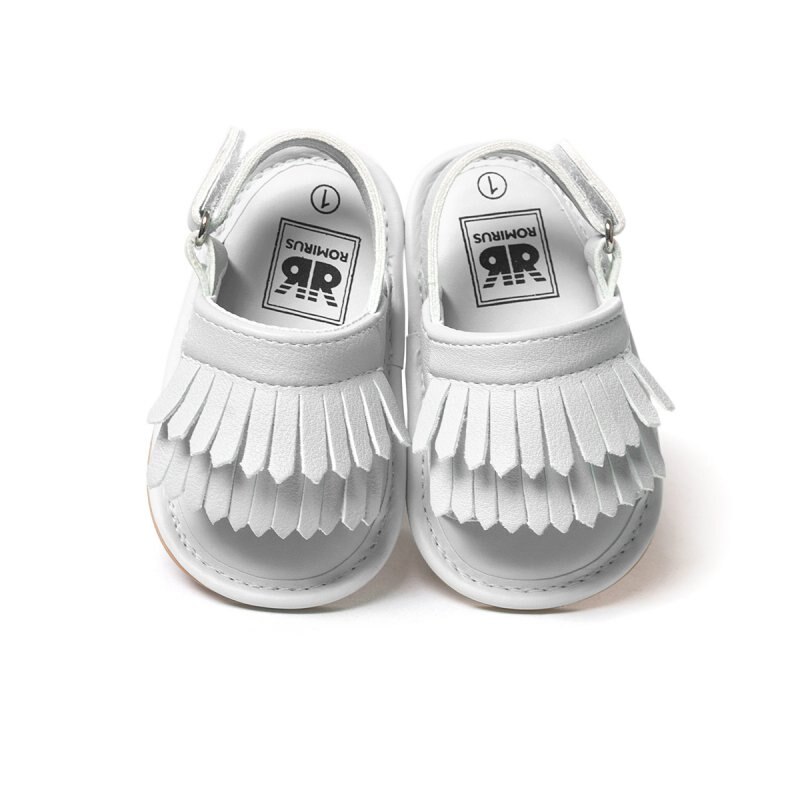 Freizeit Quaste Baby Sandalen Sommer Baby Mädchen Sandalen Kinder PU Clogs Schuhe