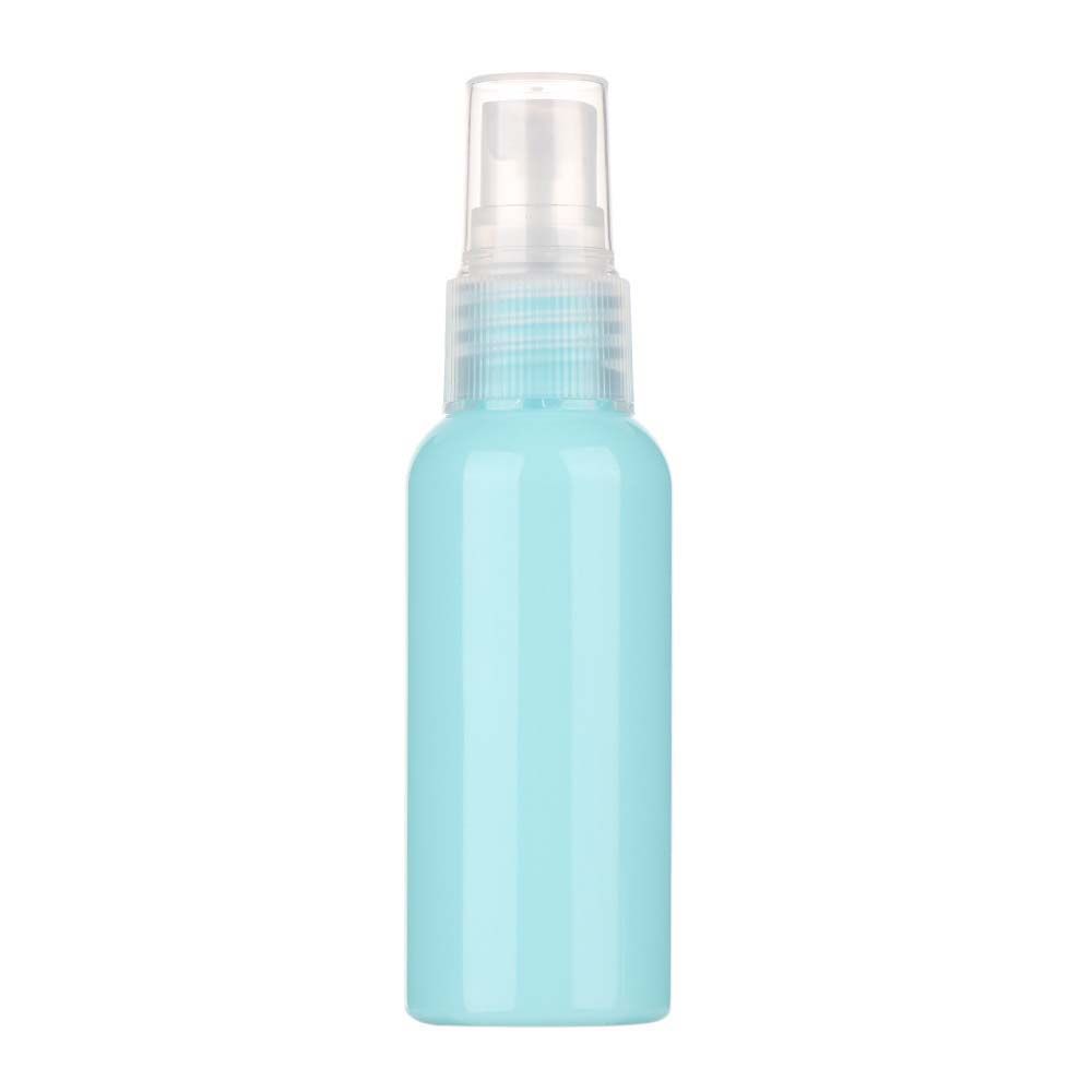 1 Pc 50ml Candy Color Spray Bottle Portable Travel Refillable Bottles Fine Mist Spray Bottle Cosmetic Container: light blue