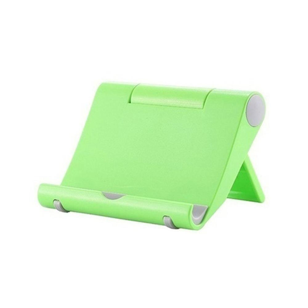 Portátil tablet suporte dobrável preguiçoso titular do telefone universal ajustável smartphone tablet titular para iphone samsung: green