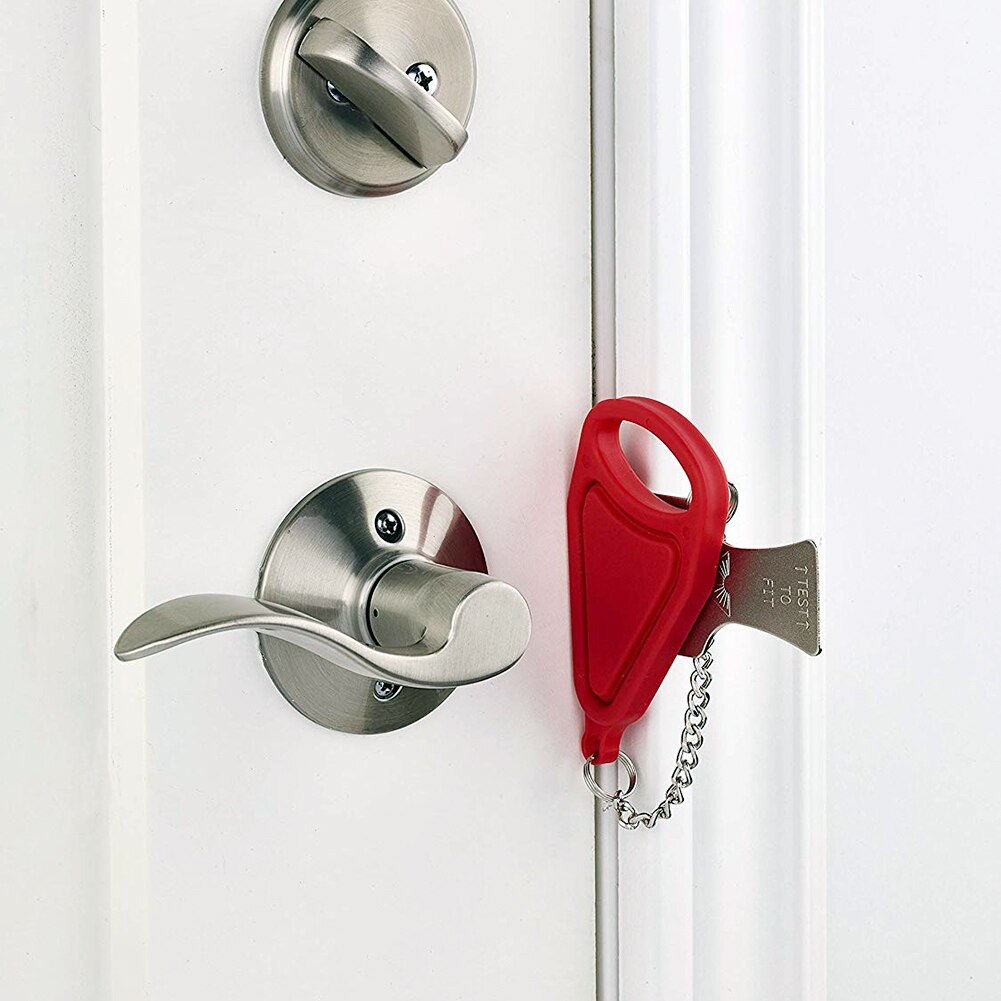 Draagbare Reizen Anti Diefstal Deurslot Hotel Addalock Voor Security Home Appartement Accommodatie Deurstopper Deurslot