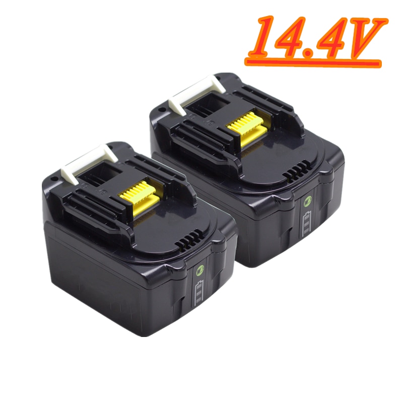 14.4v 10000 mah lithium-ion oplaadbare accu voor makita  bl1430 bl1415 bl1440 194066-1 194065-3 elektrisch gereedschap