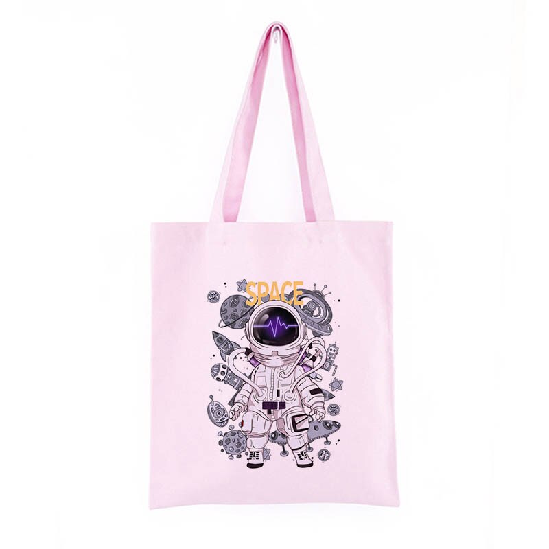 Corea Ulzzang montaña impresión de las mujeres bolso de la lona de las mujeres ocasionales bolsa de gran capacidad bandolera de dibujos animados Y2K las mujeres bolsas de compras: Fen06